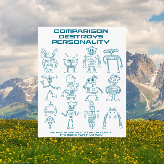 Comparison destroys personali-tee in White