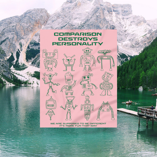 Comparison destroys personali-tee in Pink