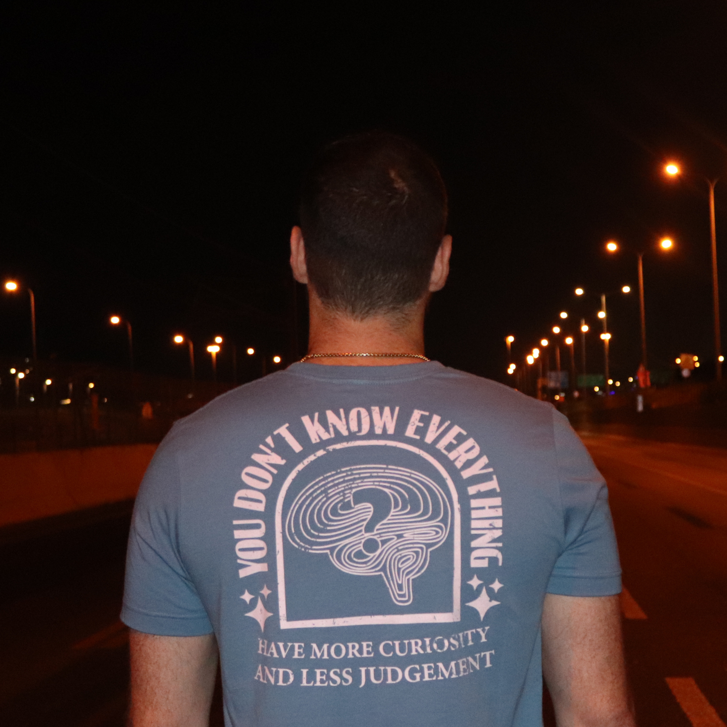 Curiosi-tee in Steel Blue