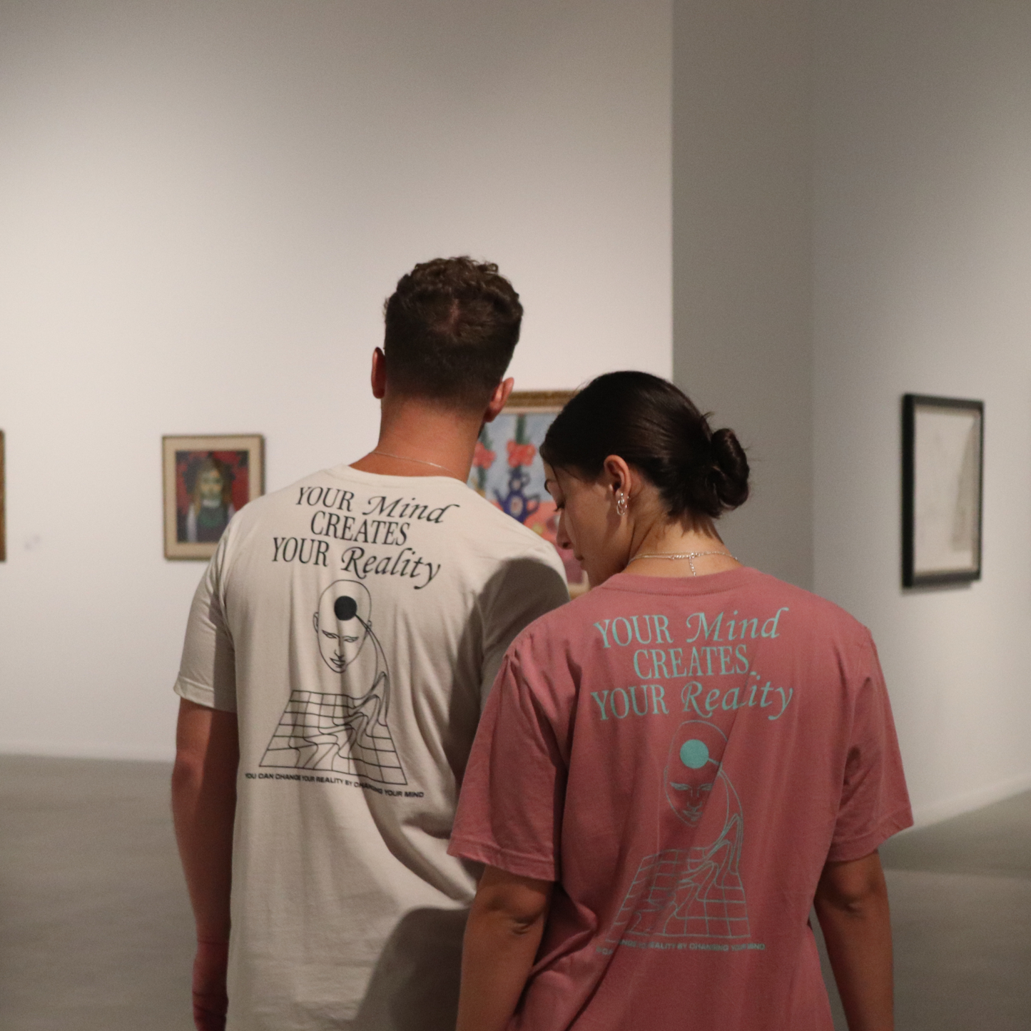 Mind creates reali-tee in Mauve