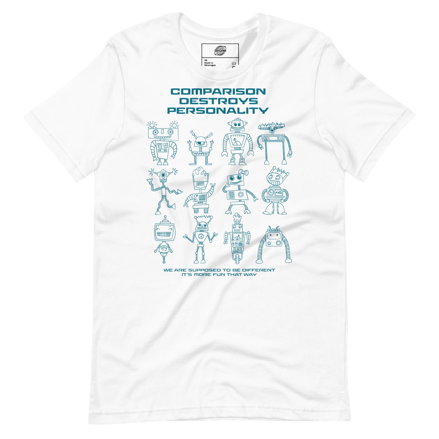 Comparison destroys personali-tee in White